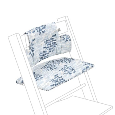 Tripp Trapp Classic Kissen, Waves Blue – Als Ergänzung zum Tripp Trapp Stuhl & Hochstuhl, gibt Halt und Komfort – Maschinenwaschbar – Passend für alle Tripp Trapp Stühle im Sale